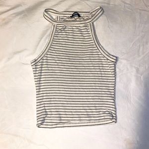SHEIN Striped Halter stop